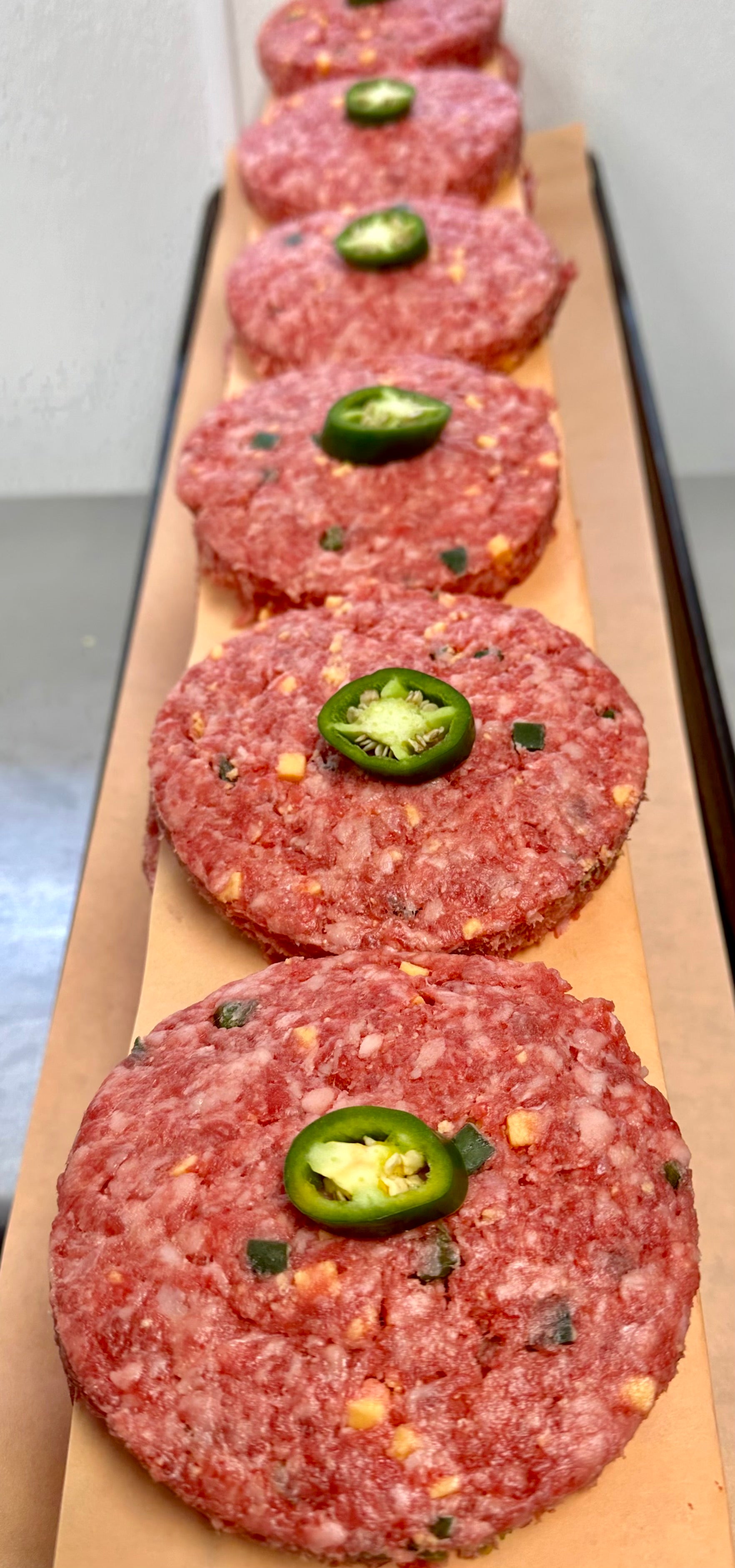 Jalapeno Cheddar Wagyu Burger Patties | 2pk