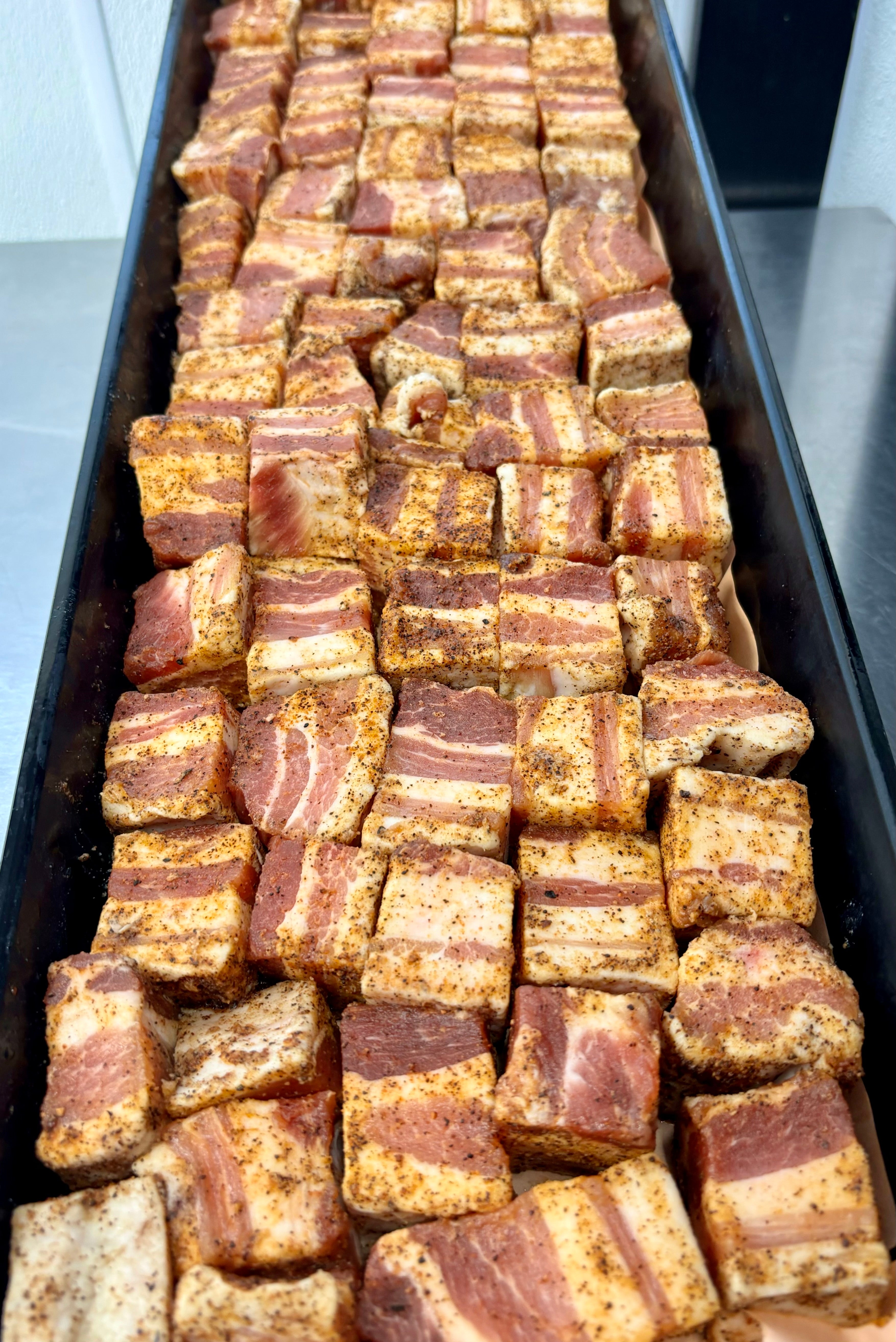 Seasoned Pork Belly Burnt Ends | 1lb