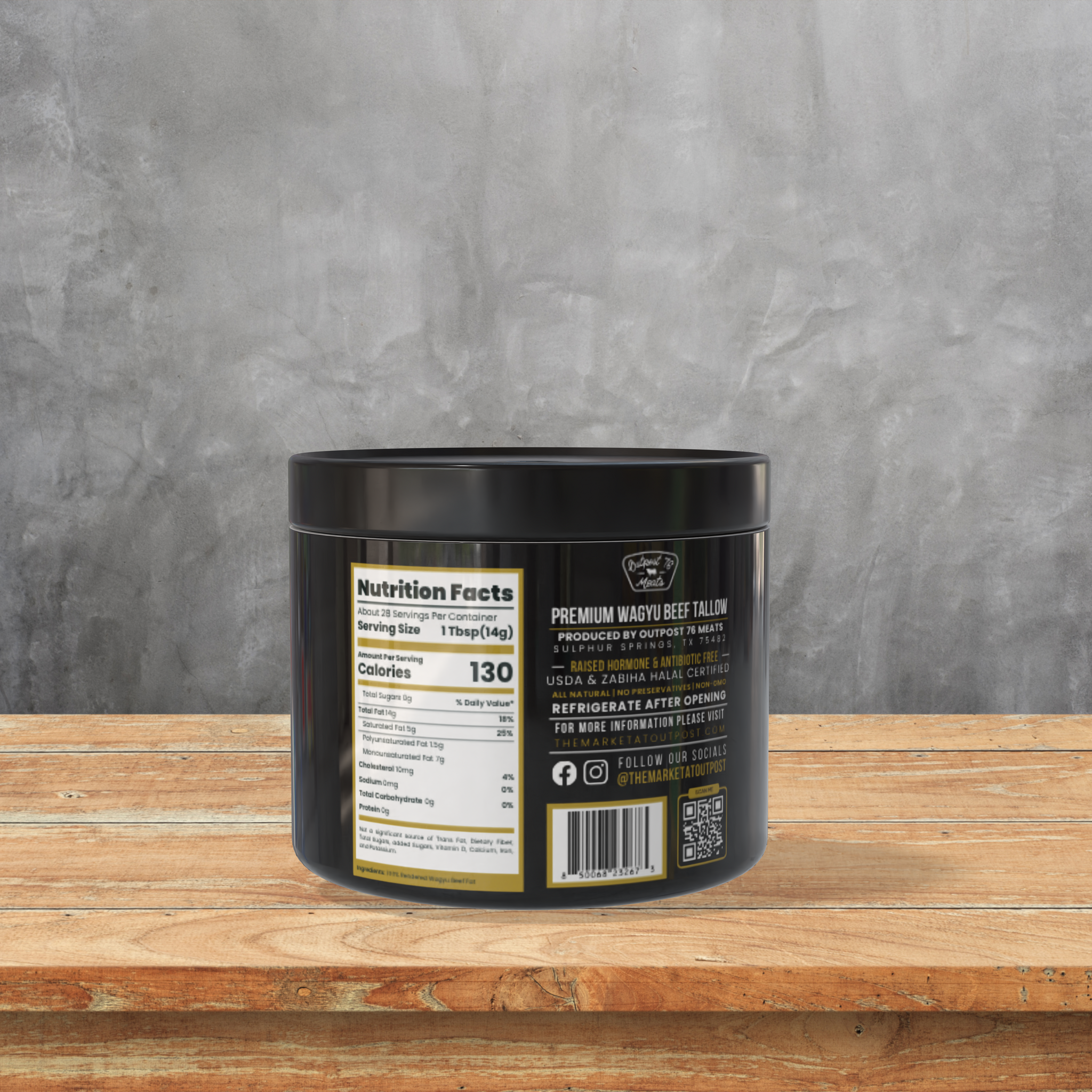 Nutrition info for wagyu beef tallow