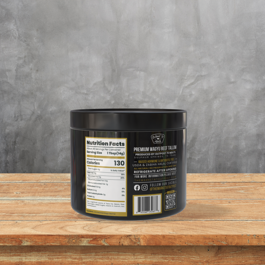 Nutrition info for wagyu beef tallow